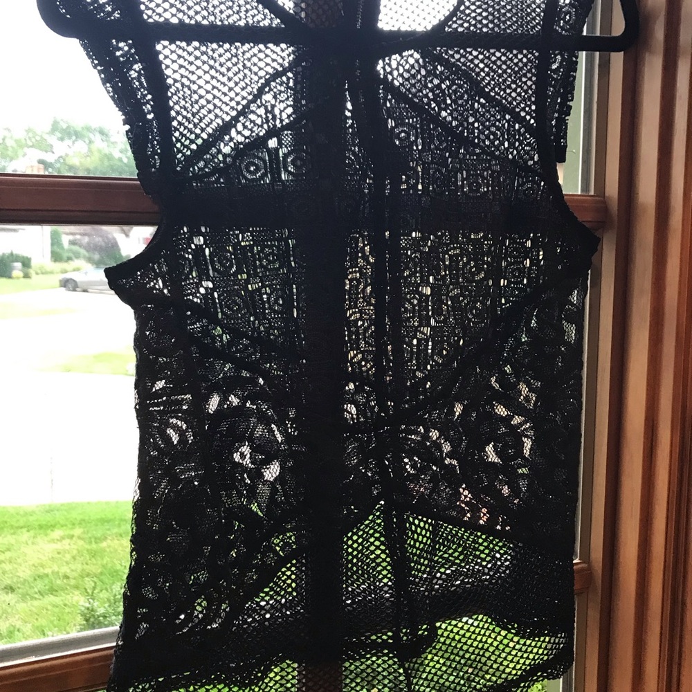 Black Lace Shirt